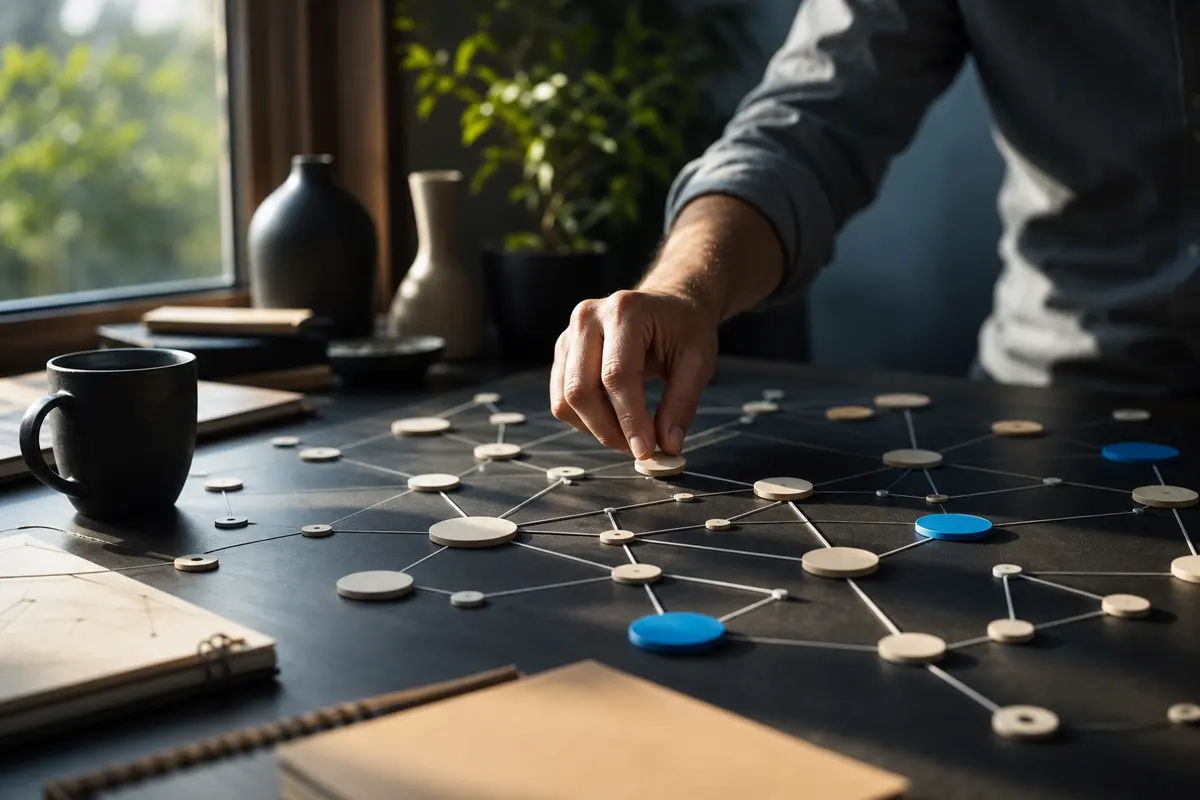 Editorial platform planning scene for Custom Software in Granite City, Illinois