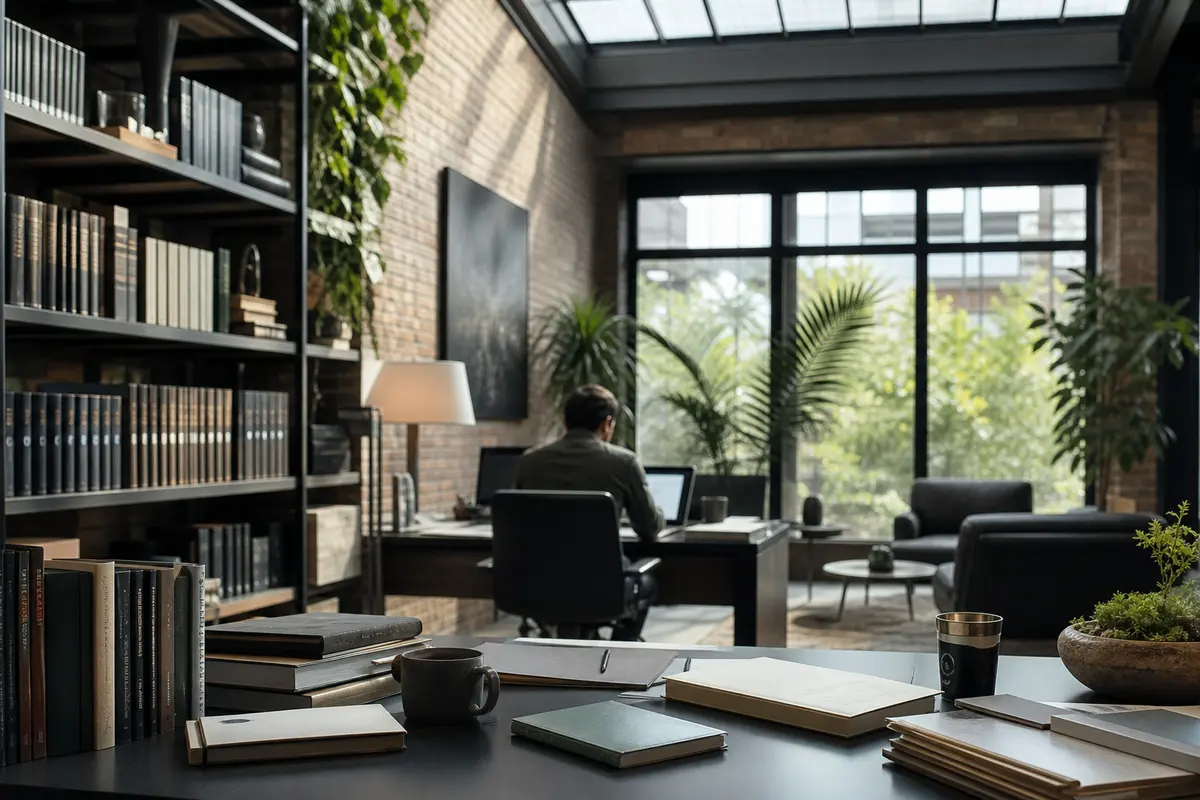 Editorial marketing planning scene for Legal News in Hampshire, Illinois