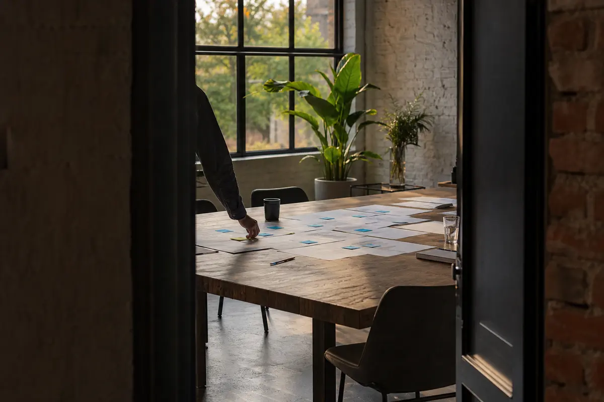 Editorial marketing planning scene for Local Service Ads in Hillside, Illinois