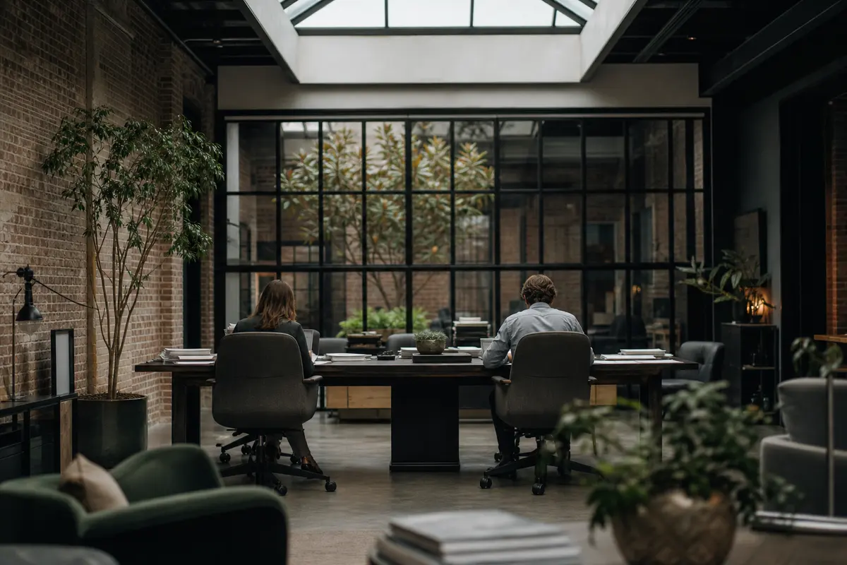 Editorial marketing planning scene for Legal News in Jerseyville, Illinois