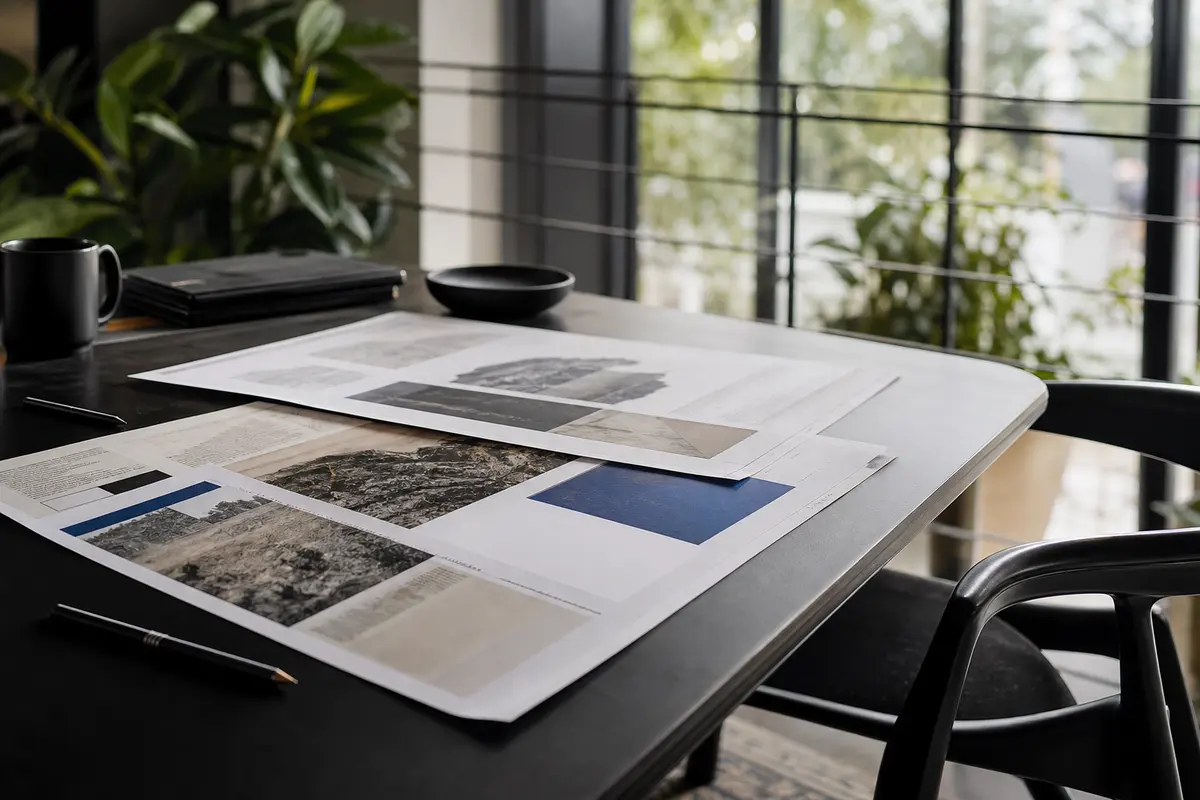 Editorial marketing planning scene for Lemont, Illinois