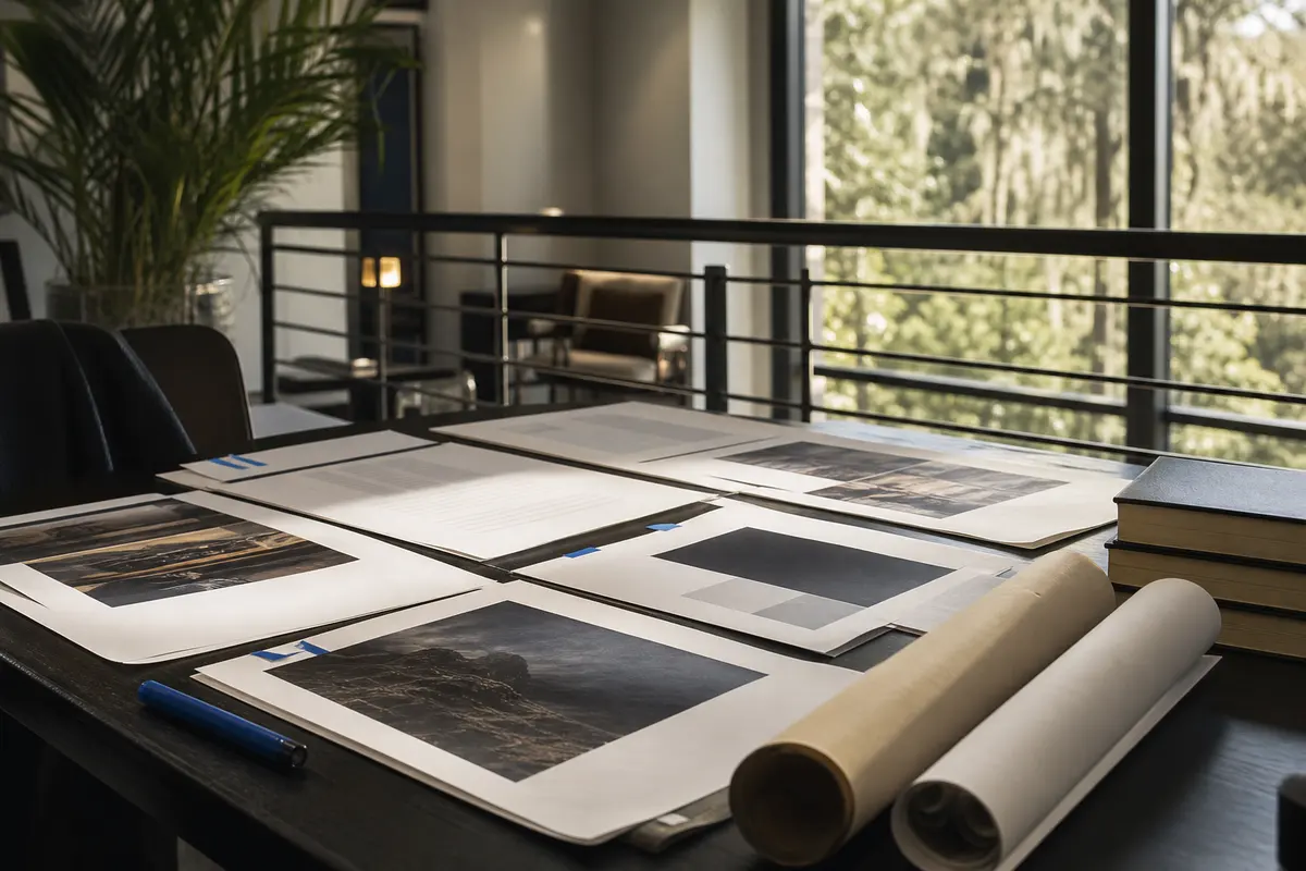 Editorial marketing planning scene for Legal News in Long Grove, Illinois