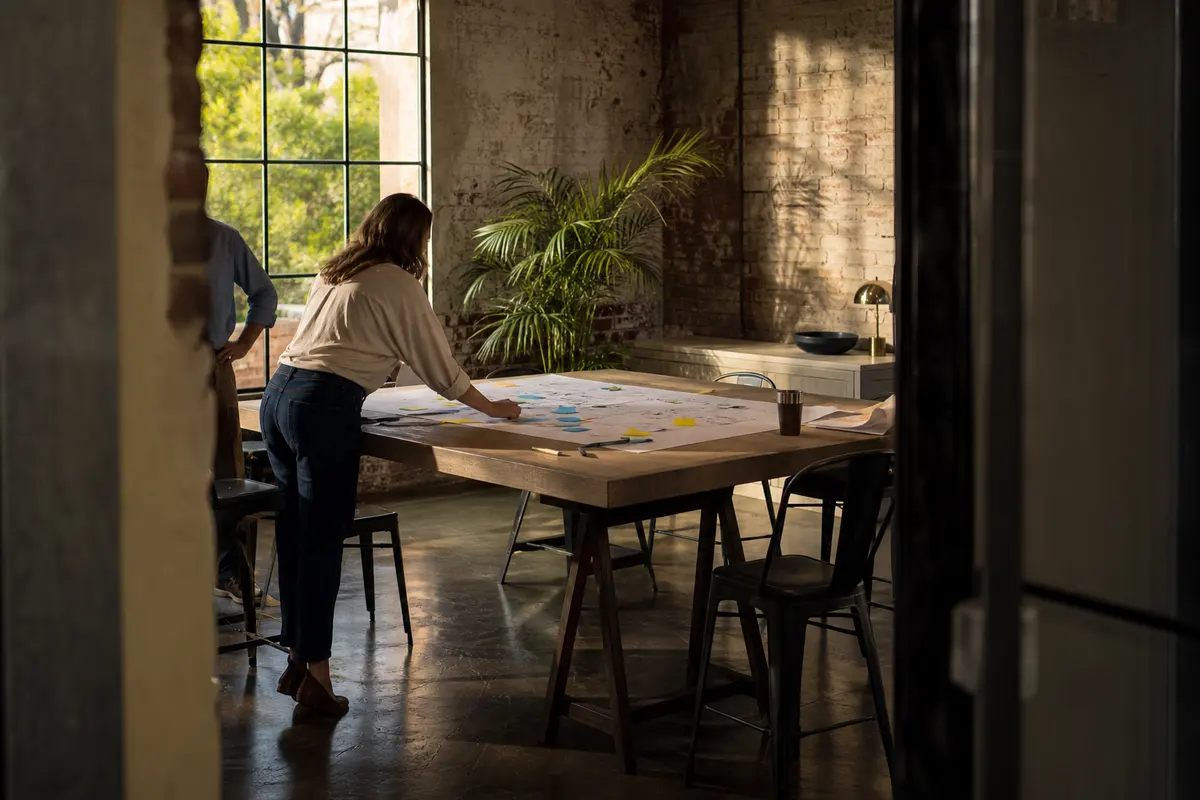 Editorial marketing planning scene for Reputation & Reviews in Mahomet, Illinois