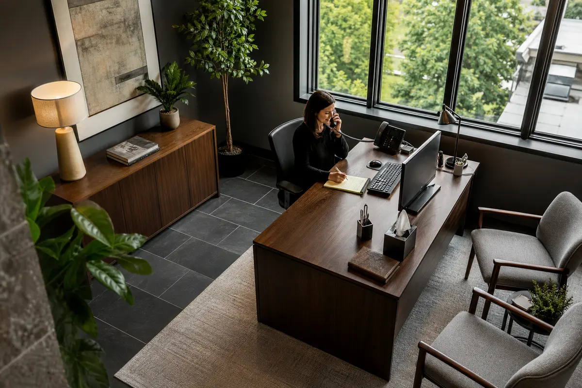 Editorial intake planning scene for Automation in Manhattan, Illinois