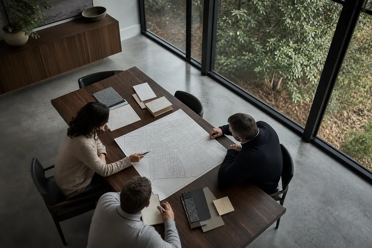 Editorial marketing planning scene for Manteno, Illinois