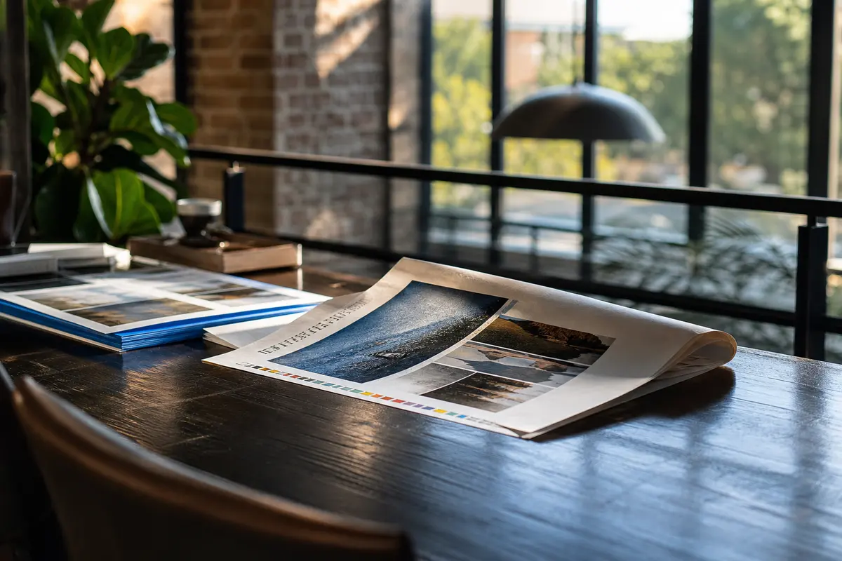 Editorial marketing planning scene for Marion, Illinois