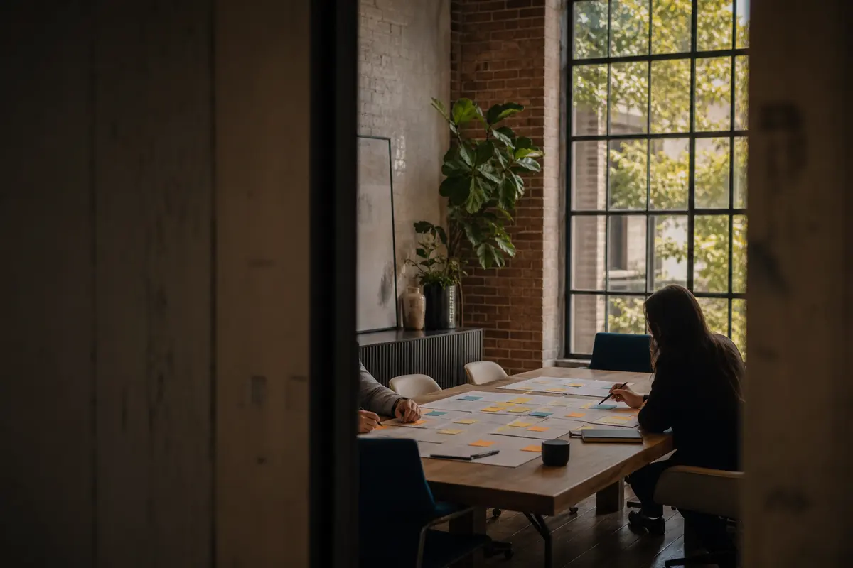 Editorial marketing planning scene for Legal News in Markham, Illinois