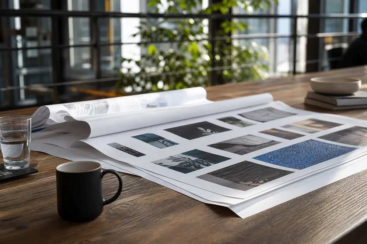 Editorial marketing planning scene for Moline, Illinois