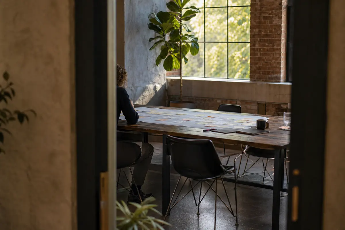 Editorial marketing planning scene for Legal News in Morton, Illinois