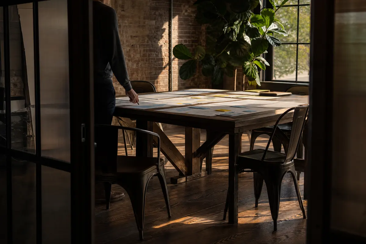 Editorial marketing planning scene for Mount Zion, Illinois