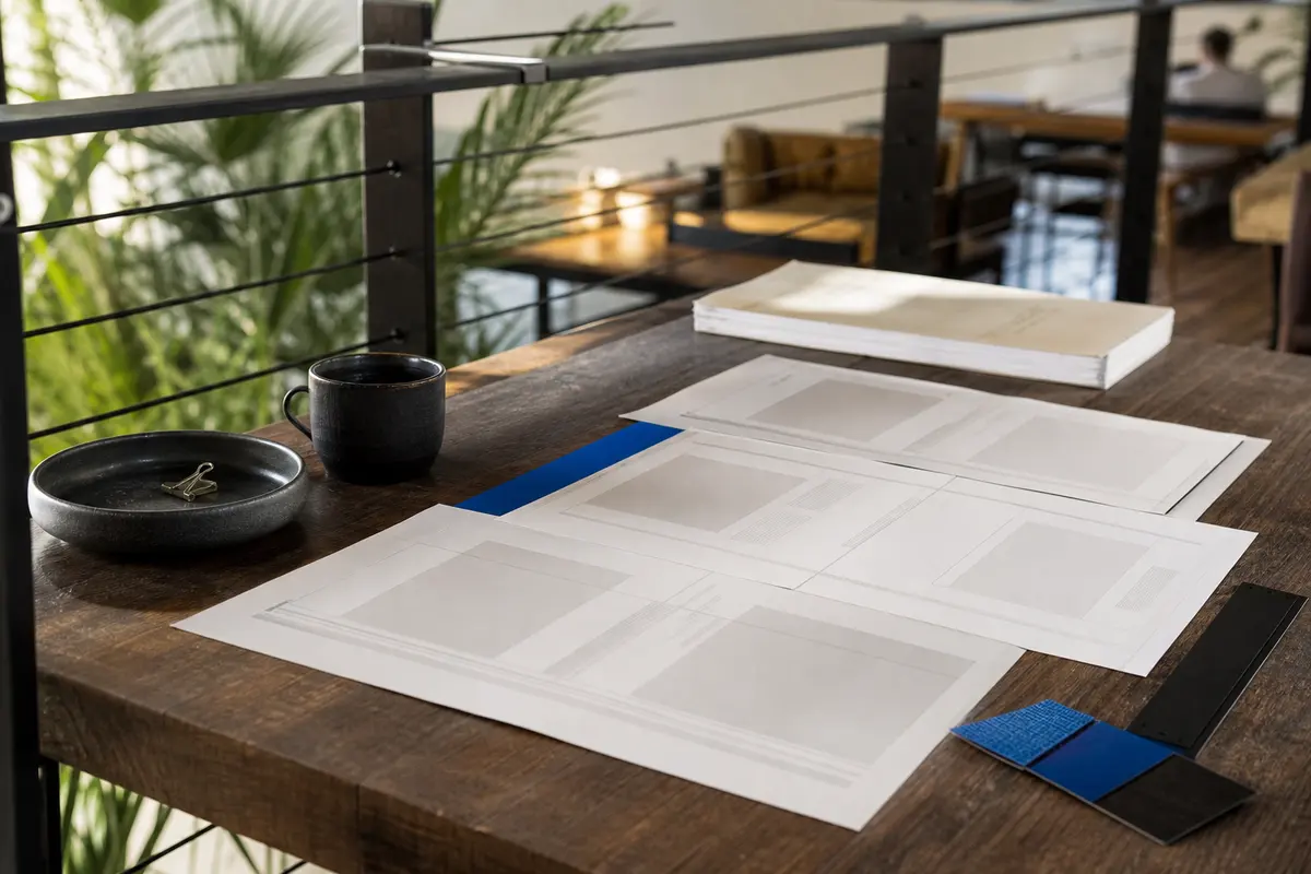 Editorial marketing planning scene for Legal News in New Lenox, Illinois
