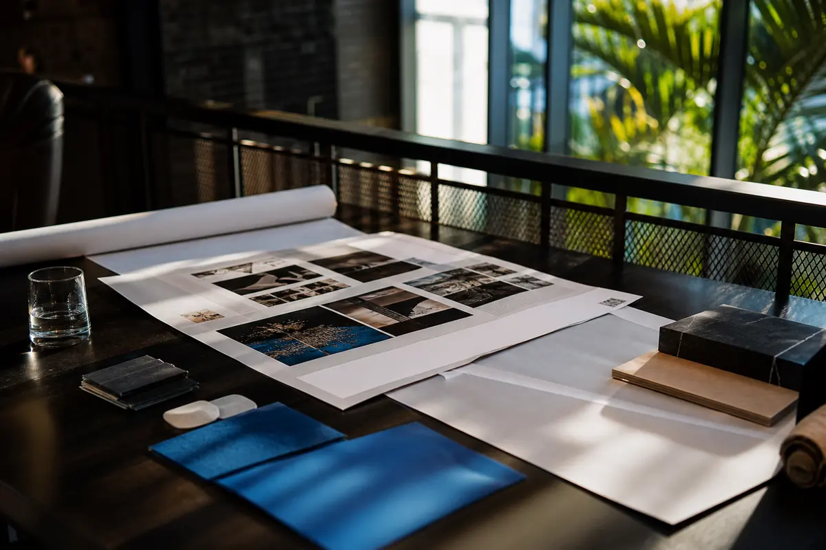 Editorial marketing planning scene for North Chicago, Illinois