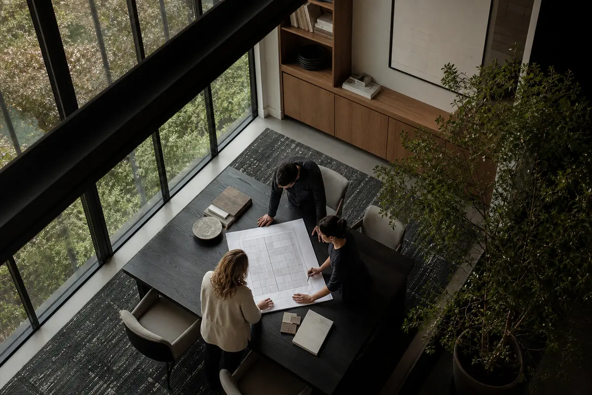 Editorial marketing planning scene for Reputation & Reviews in Northfield, Illinois