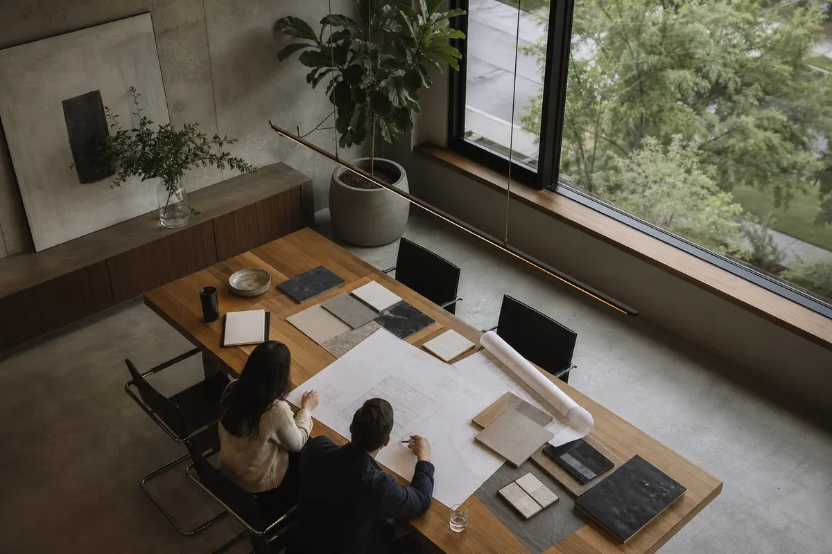 Editorial platform planning scene for Custom Software in North Riverside, Illinois