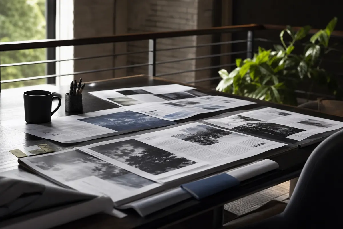 Editorial marketing planning scene for Olney, Illinois