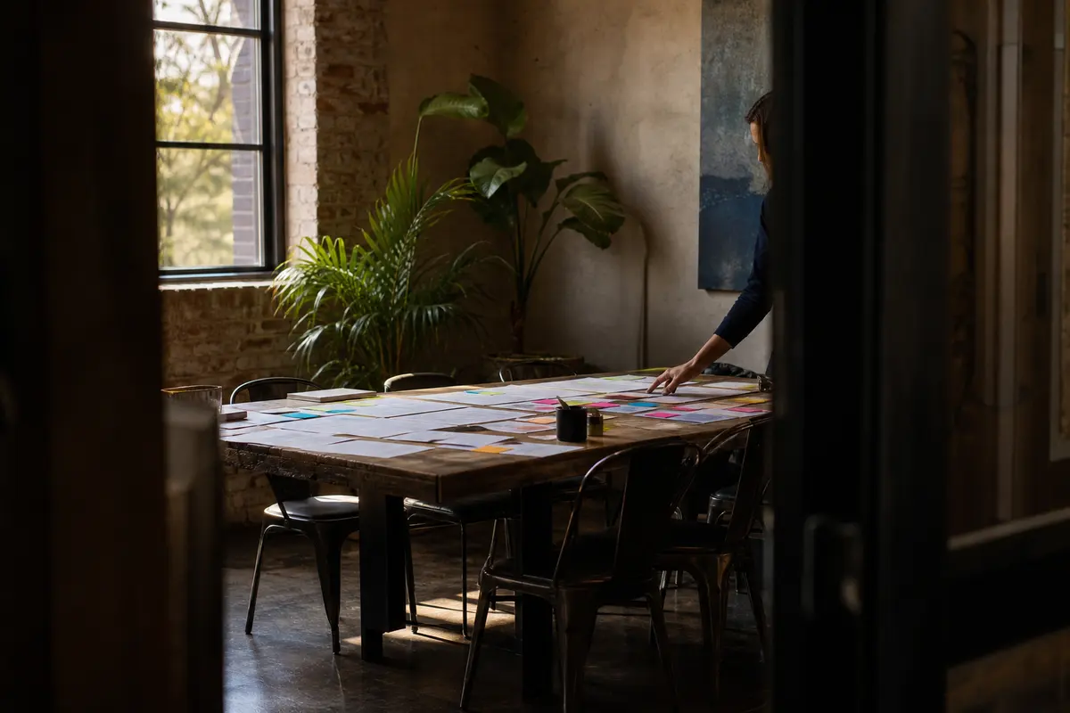 Editorial marketing planning scene for Reputation & Reviews in Orland Hills, Illinois