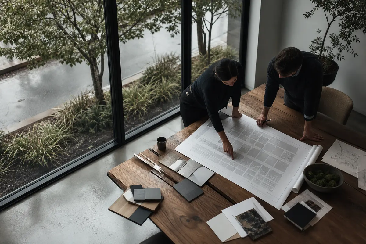 Editorial marketing planning scene for AI SEO in Pekin, Illinois