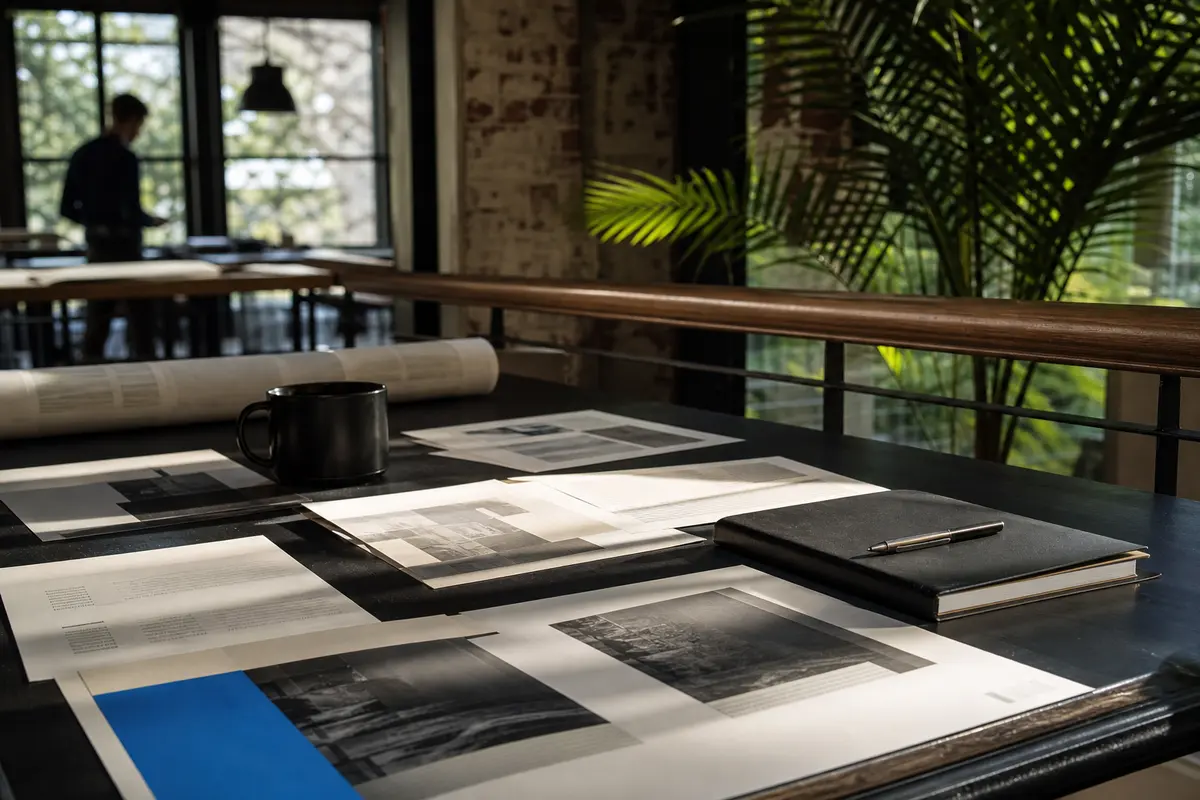 Editorial marketing planning scene for Prospect Heights, Illinois