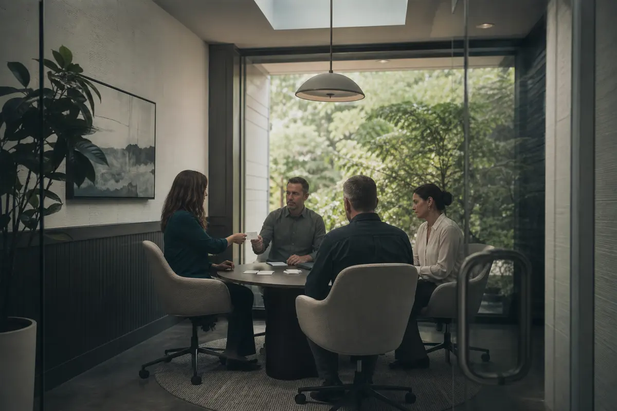 Editorial intake planning scene for Intake Coach in Riverdale, Illinois