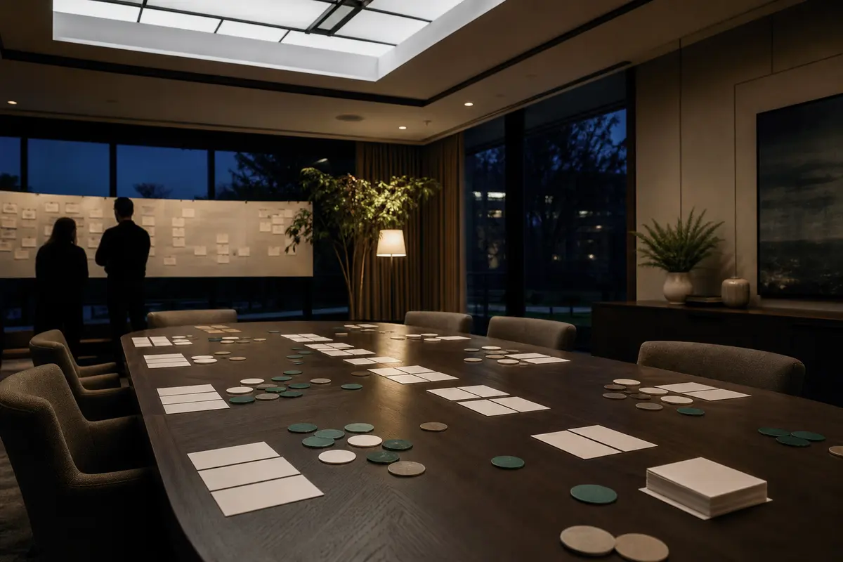 Editorial platform planning scene for Dedicated Hosting in Rock Falls, Illinois