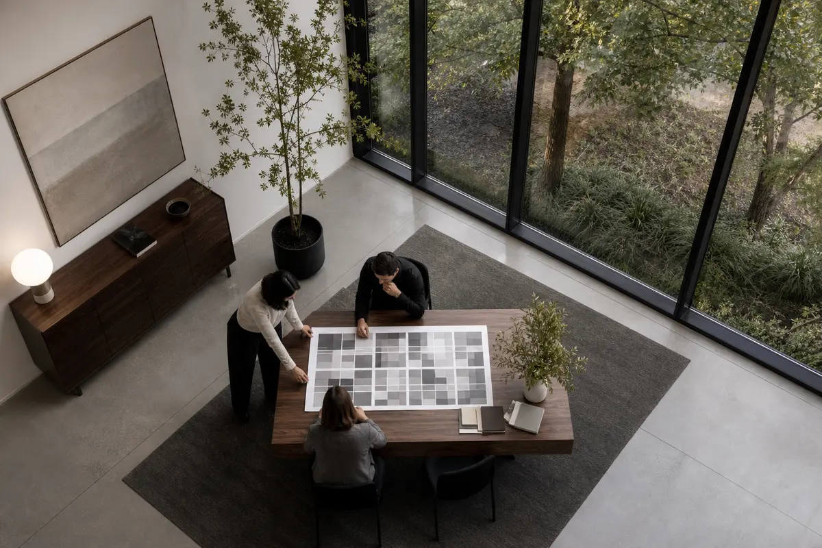 Editorial marketing planning scene for Rockton, Illinois