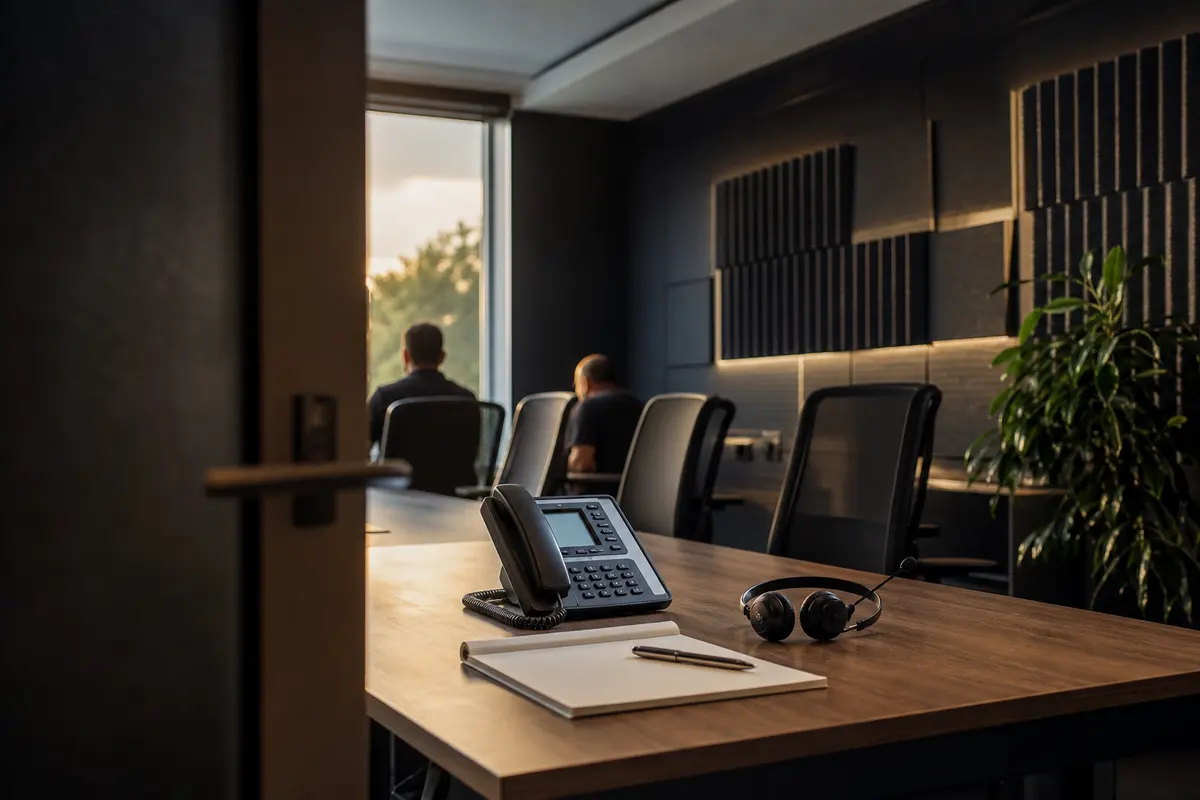 Editorial intake planning scene for AI Answering in Romeoville, Illinois
