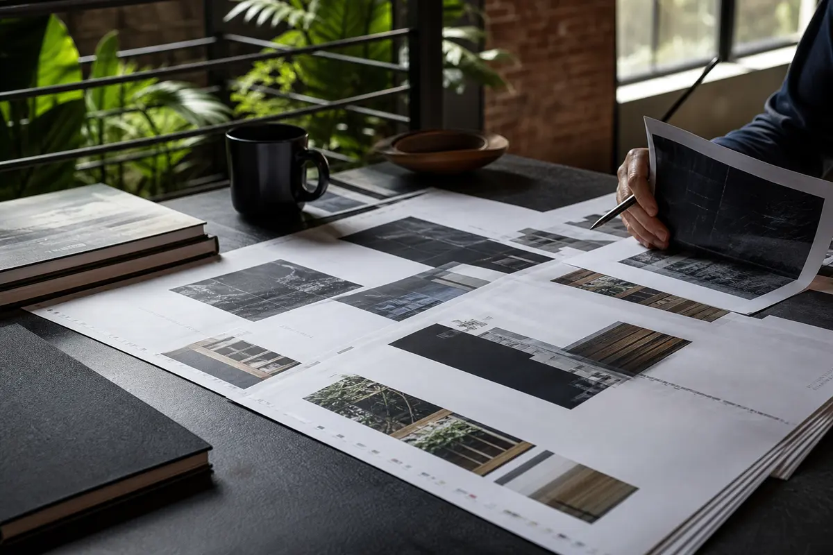 Editorial marketing planning scene for Legal News in Skokie, Illinois
