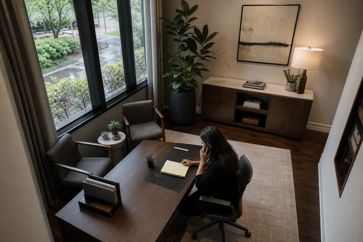 Editorial intake planning scene for Lead Attribution in Springfield, Illinois