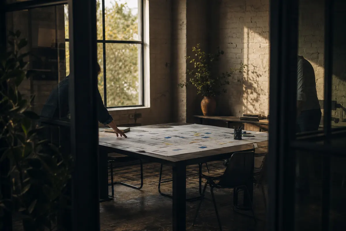 Editorial marketing planning scene for Legal News in Stickney, Illinois