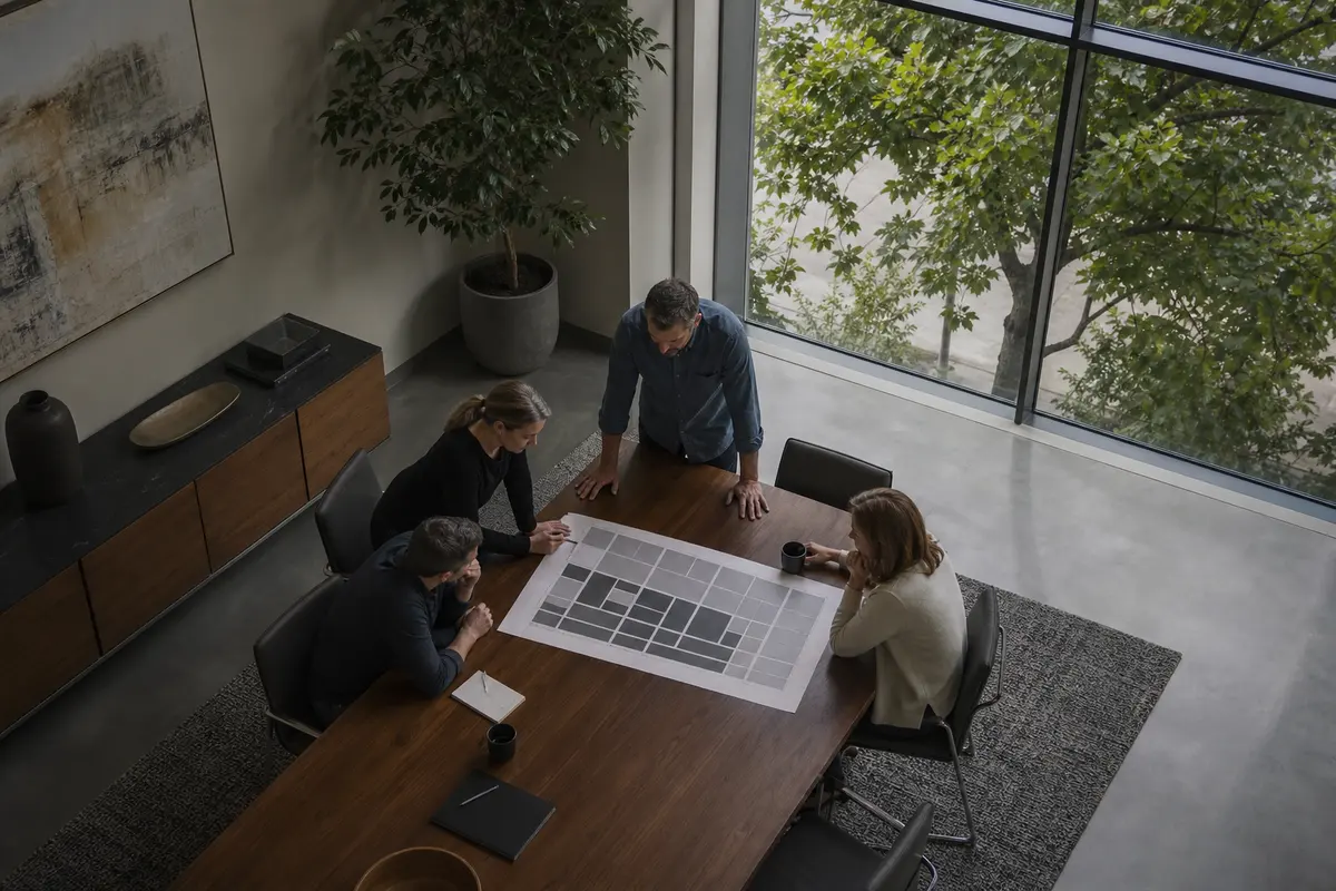 Editorial marketing planning scene for Programmatic SEO in Streator, Illinois