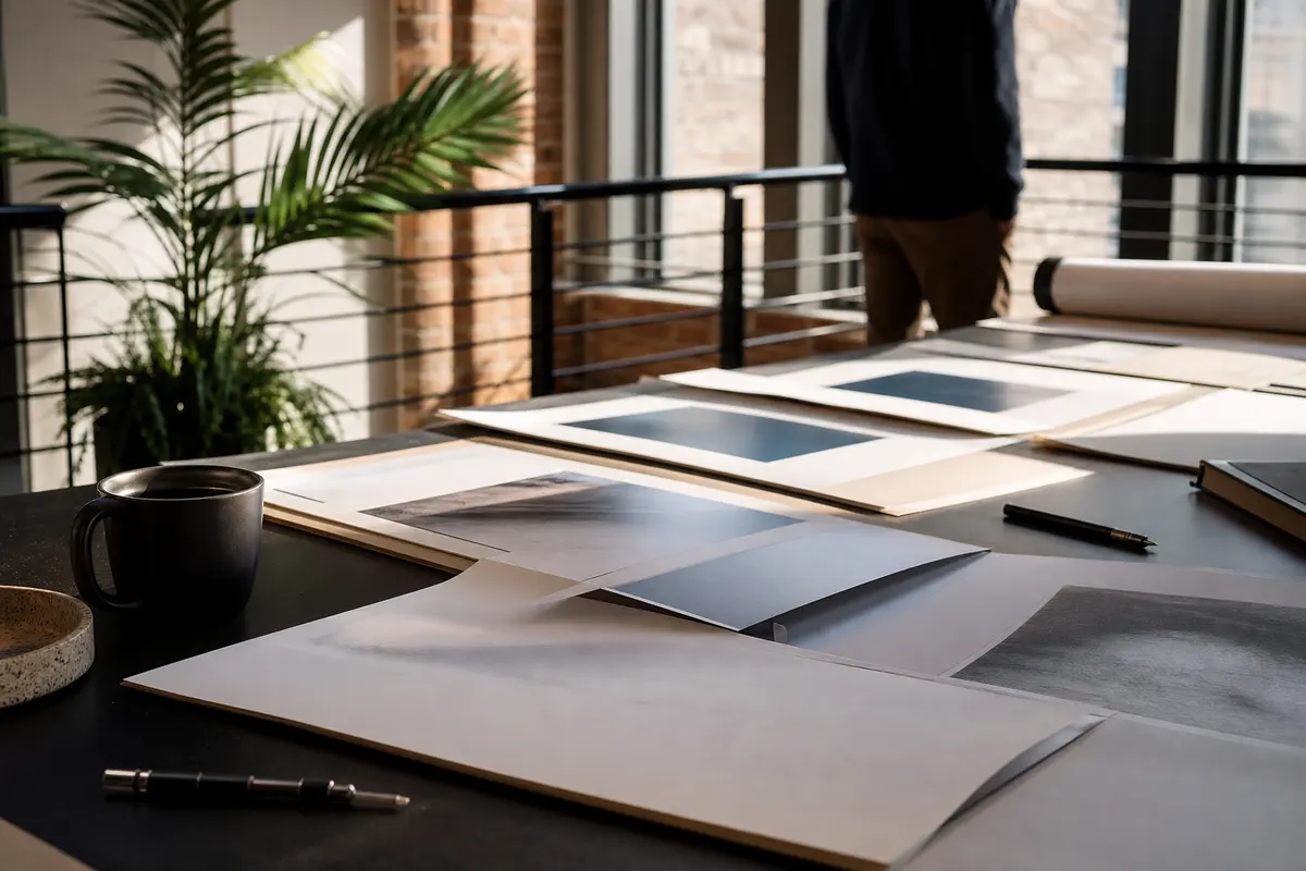 Editorial marketing planning scene for Troy, Illinois