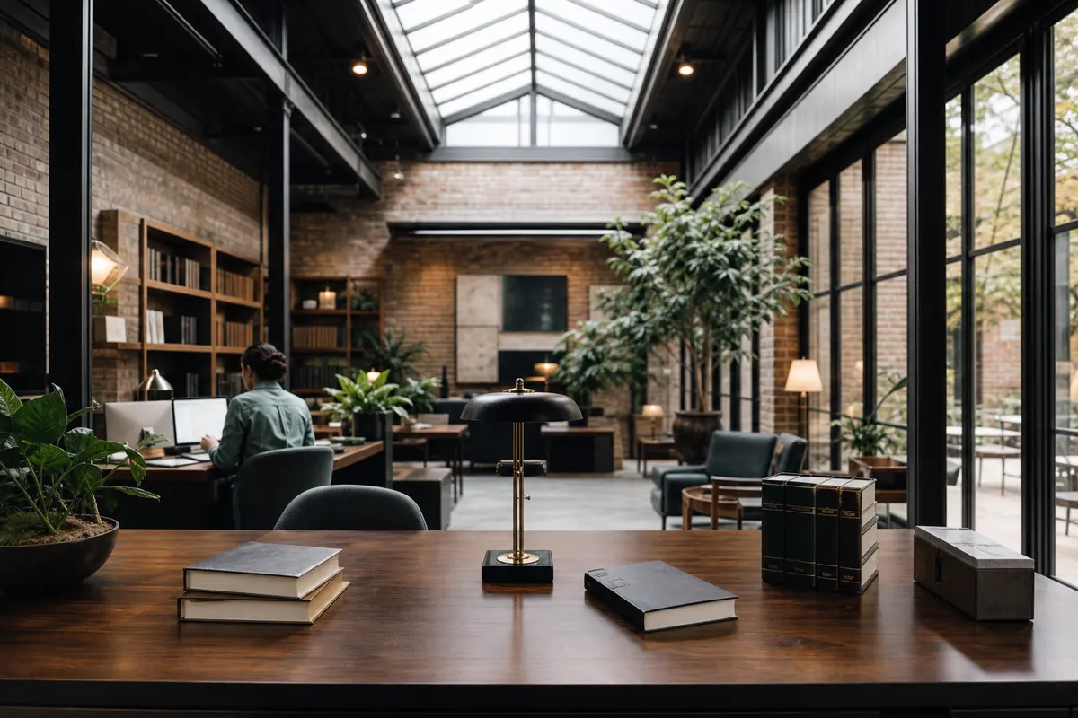Editorial marketing planning scene for AI SEO in Urbana, Illinois