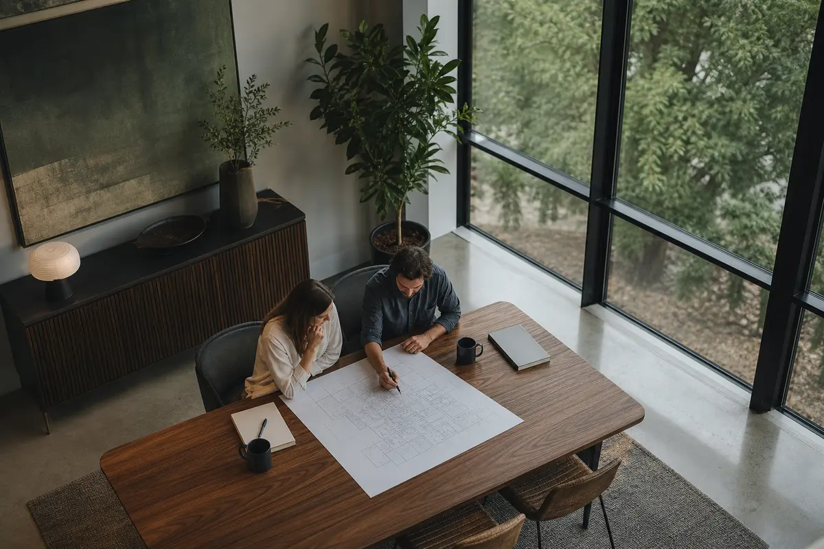Editorial marketing planning scene for Vandalia, Illinois