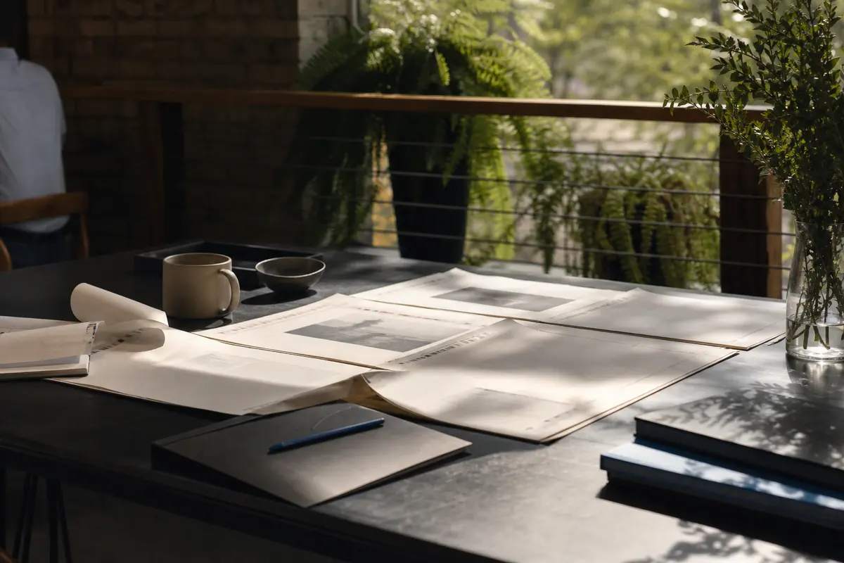 Editorial marketing planning scene for Legal News in Wauconda, Illinois