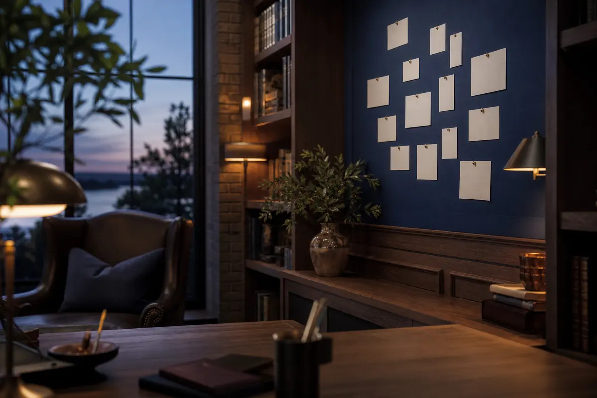 Editorial marketing planning scene for West Frankfort, Illinois