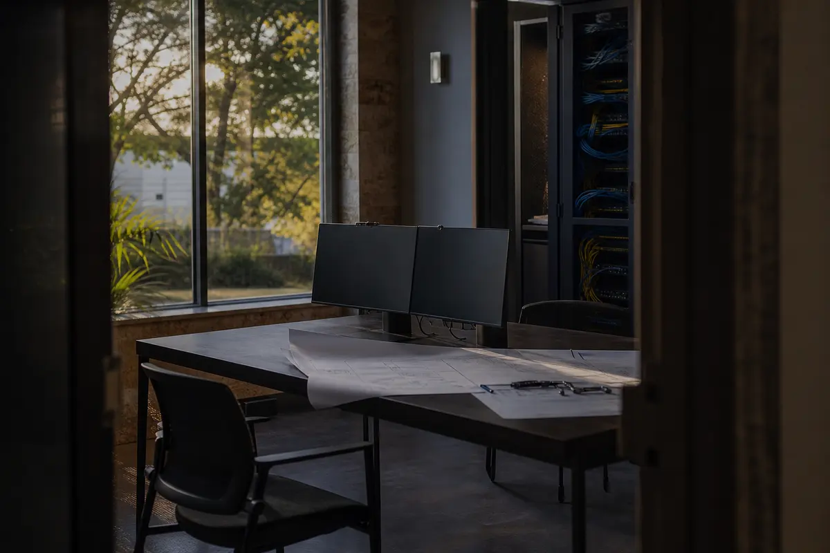 Editorial platform planning scene for Custom Software in West Frankfort, Illinois