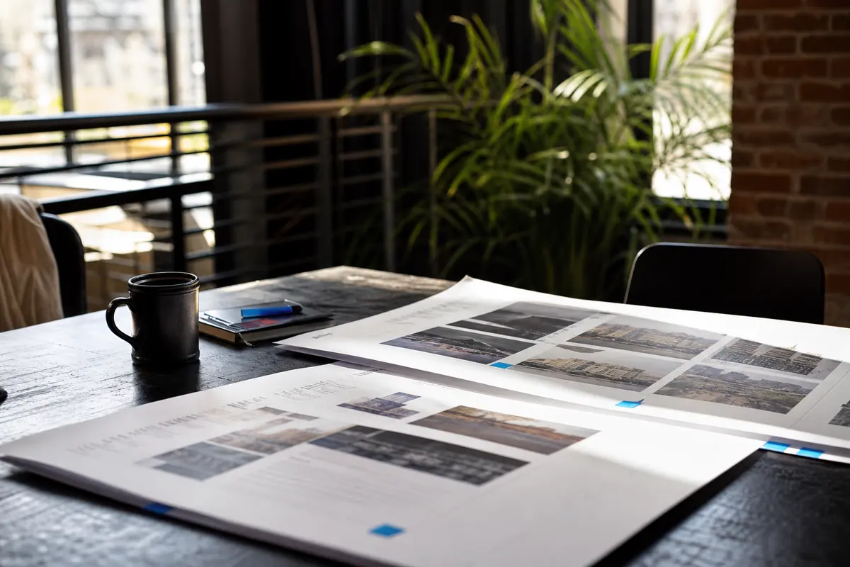 Editorial marketing planning scene for Legal News in Willow Springs, Illinois