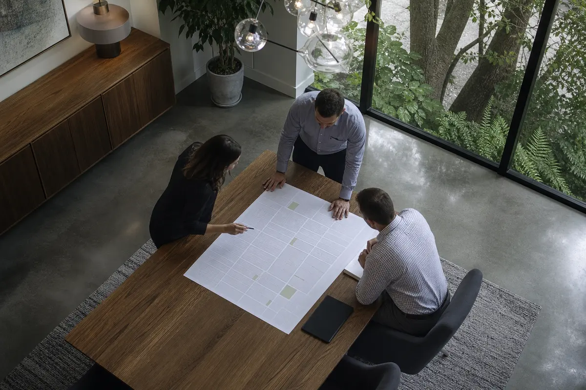 Editorial marketing planning scene for Legal News in Wilmington, Illinois