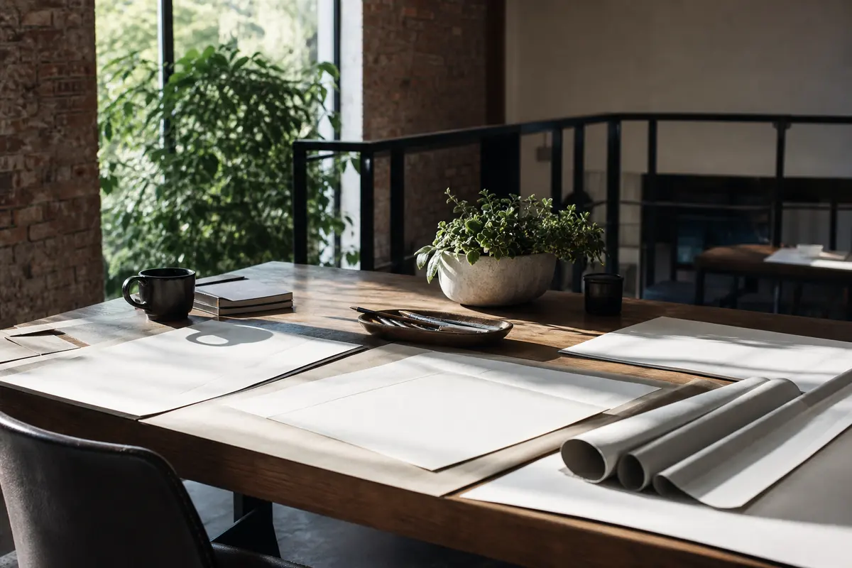 Editorial marketing planning scene for Winnetka, Illinois