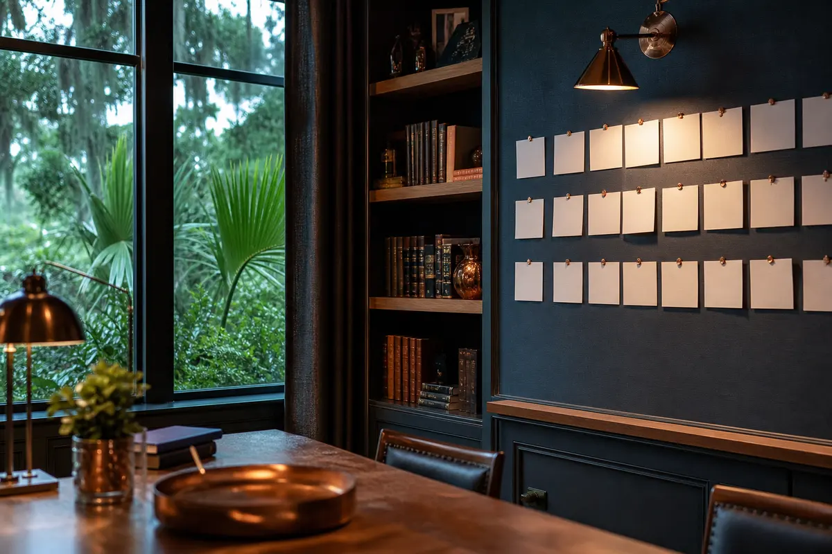 Editorial marketing planning scene for Woodridge, Illinois