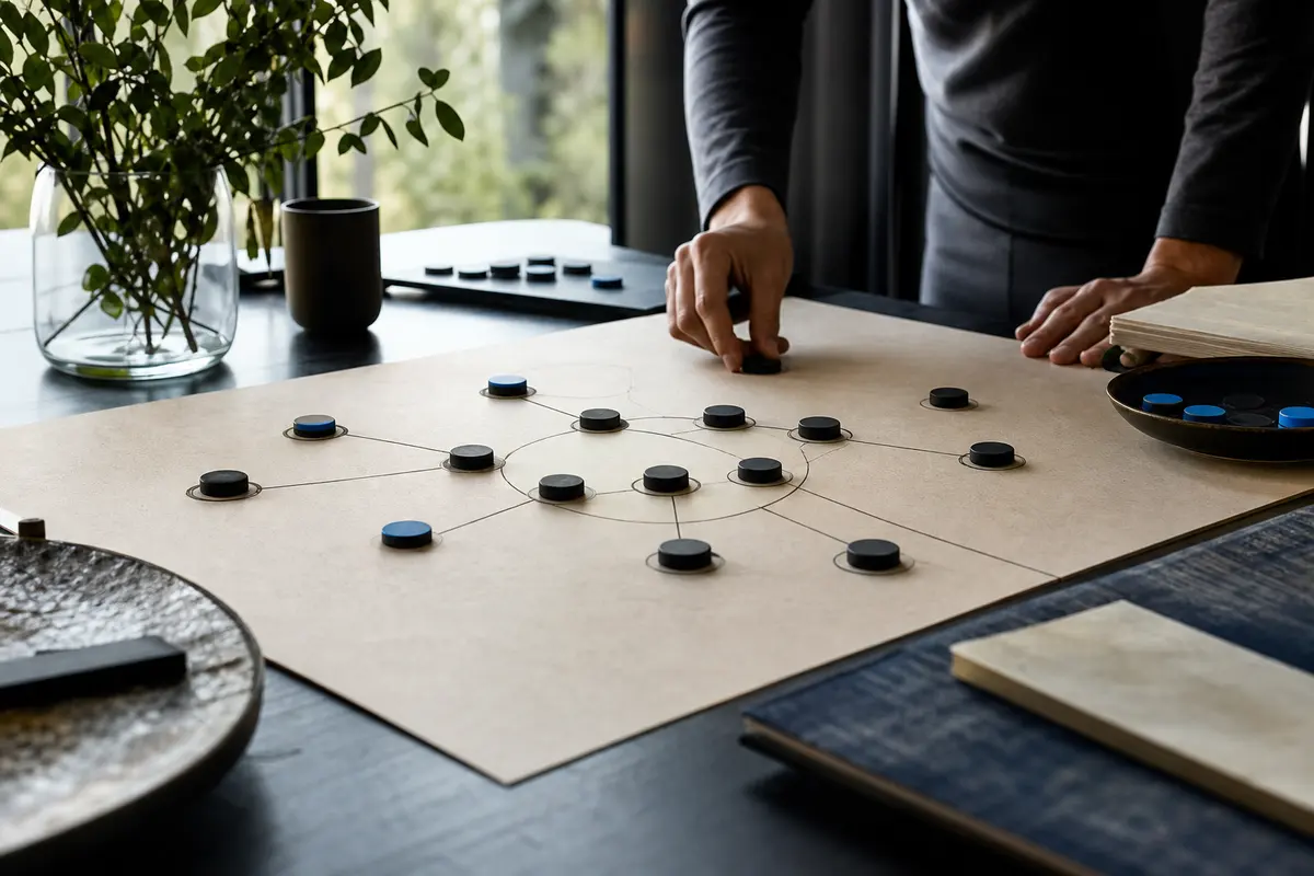 Editorial platform planning scene for Dedicated Hosting in Wood River, Illinois