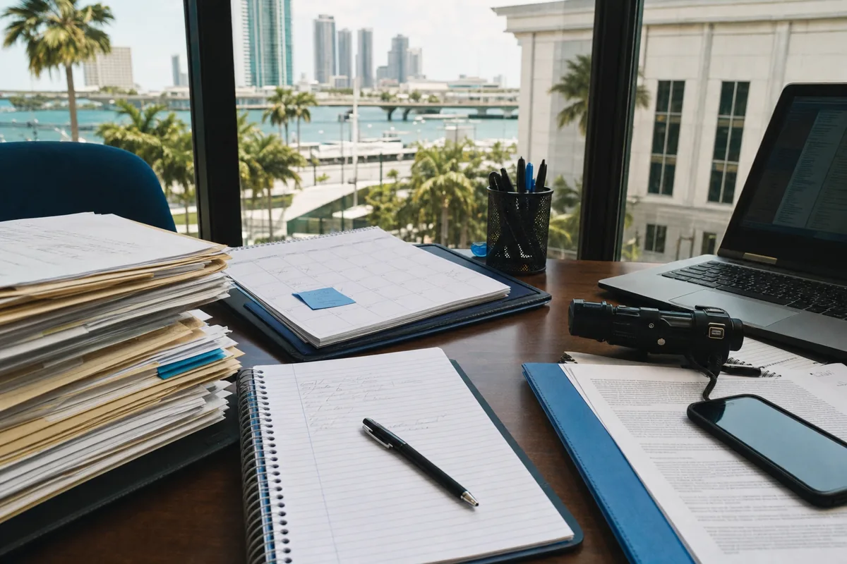 Legal News editorial concept for Miami law firms