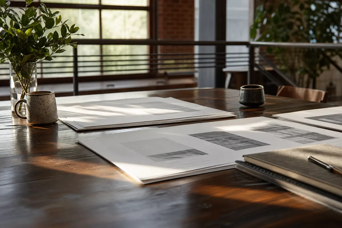 Editorial marketing planning scene for Programmatic SEO in Auburn, Indiana