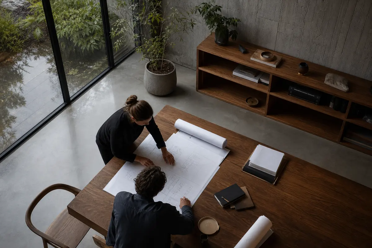Editorial platform planning scene for Custom Software in Bloomington, Indiana