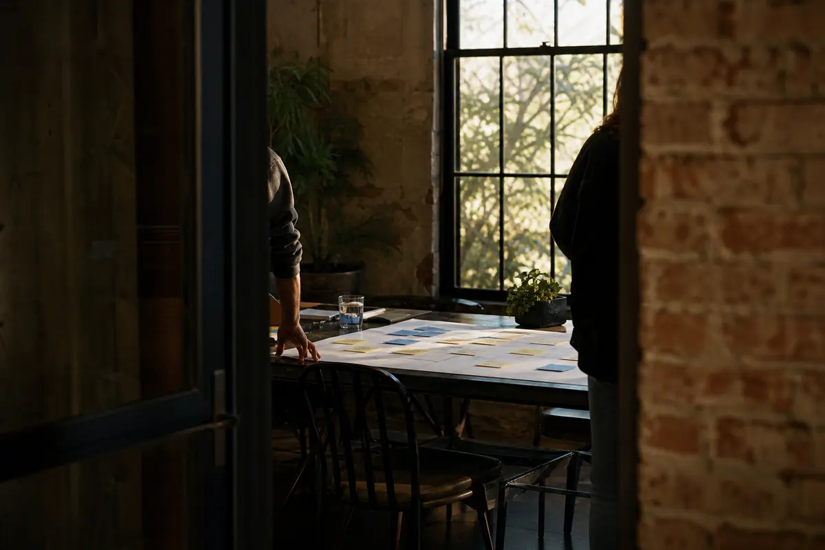 Editorial marketing planning scene for Legal News in Crawfordsville, Indiana