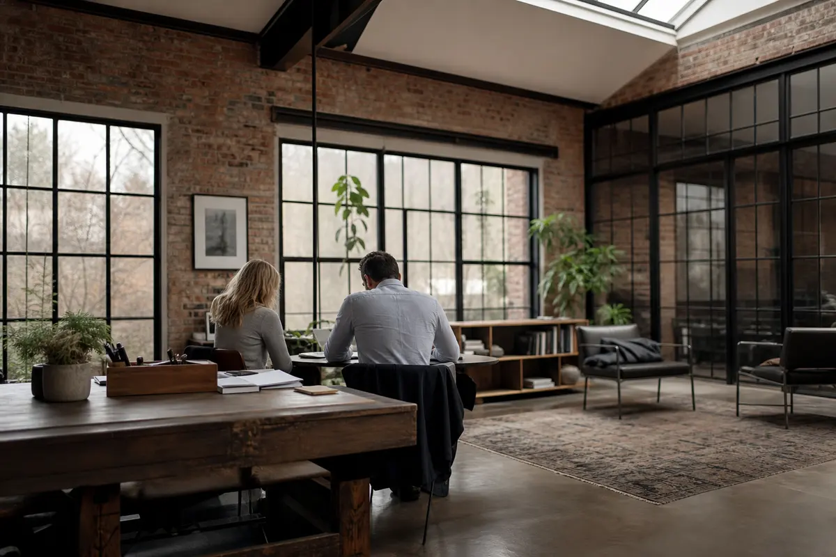 Editorial marketing planning scene for Greencastle, Indiana