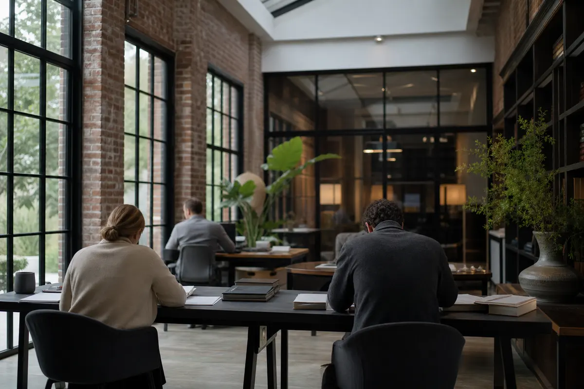 Editorial marketing planning scene for Marion, Indiana