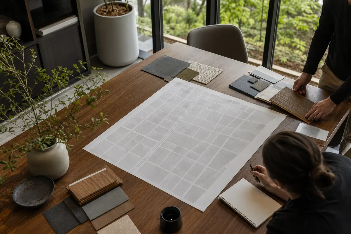 Editorial marketing planning scene for Monticello, Indiana