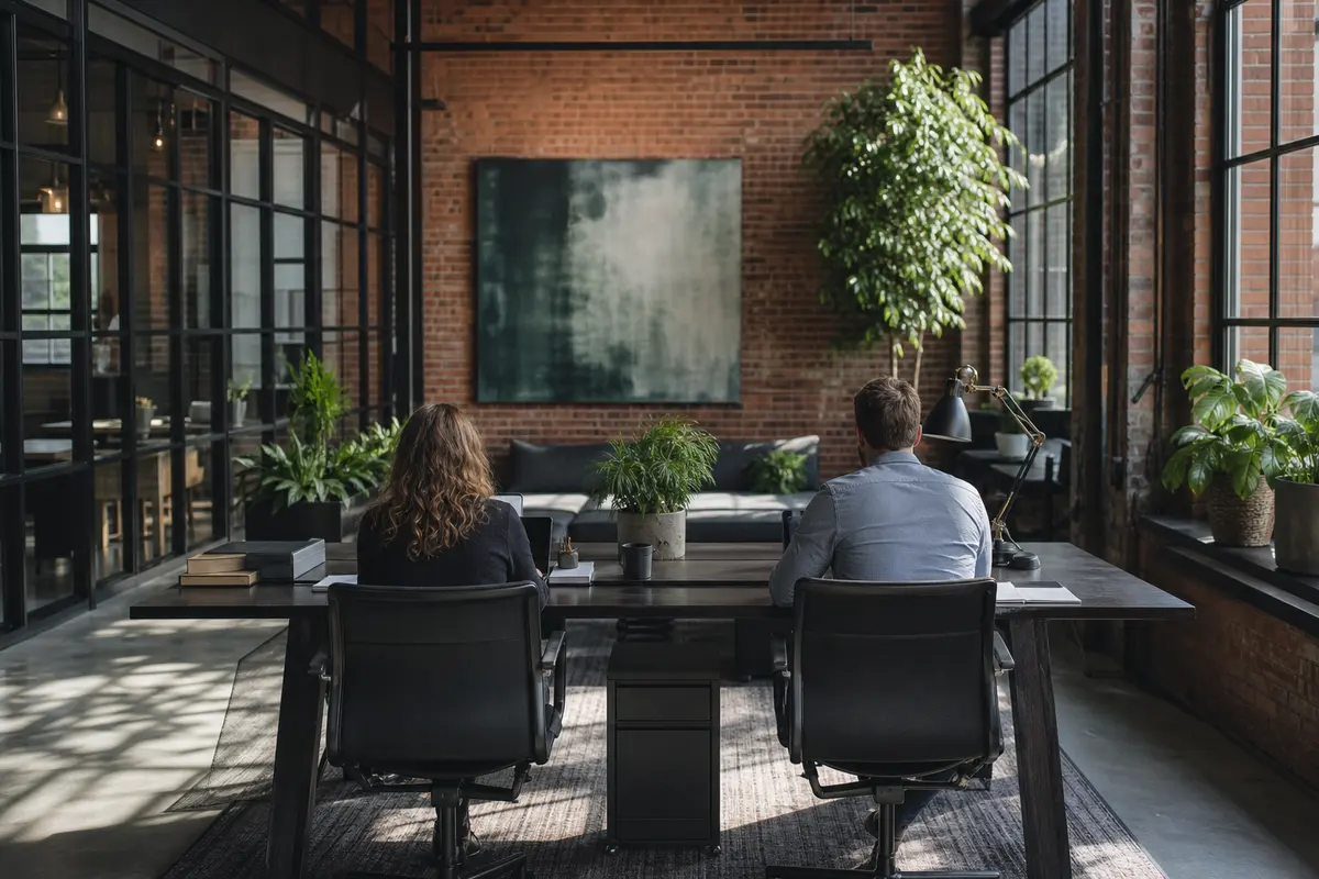 Editorial marketing planning scene for Reputation & Reviews in New Whiteland, Indiana