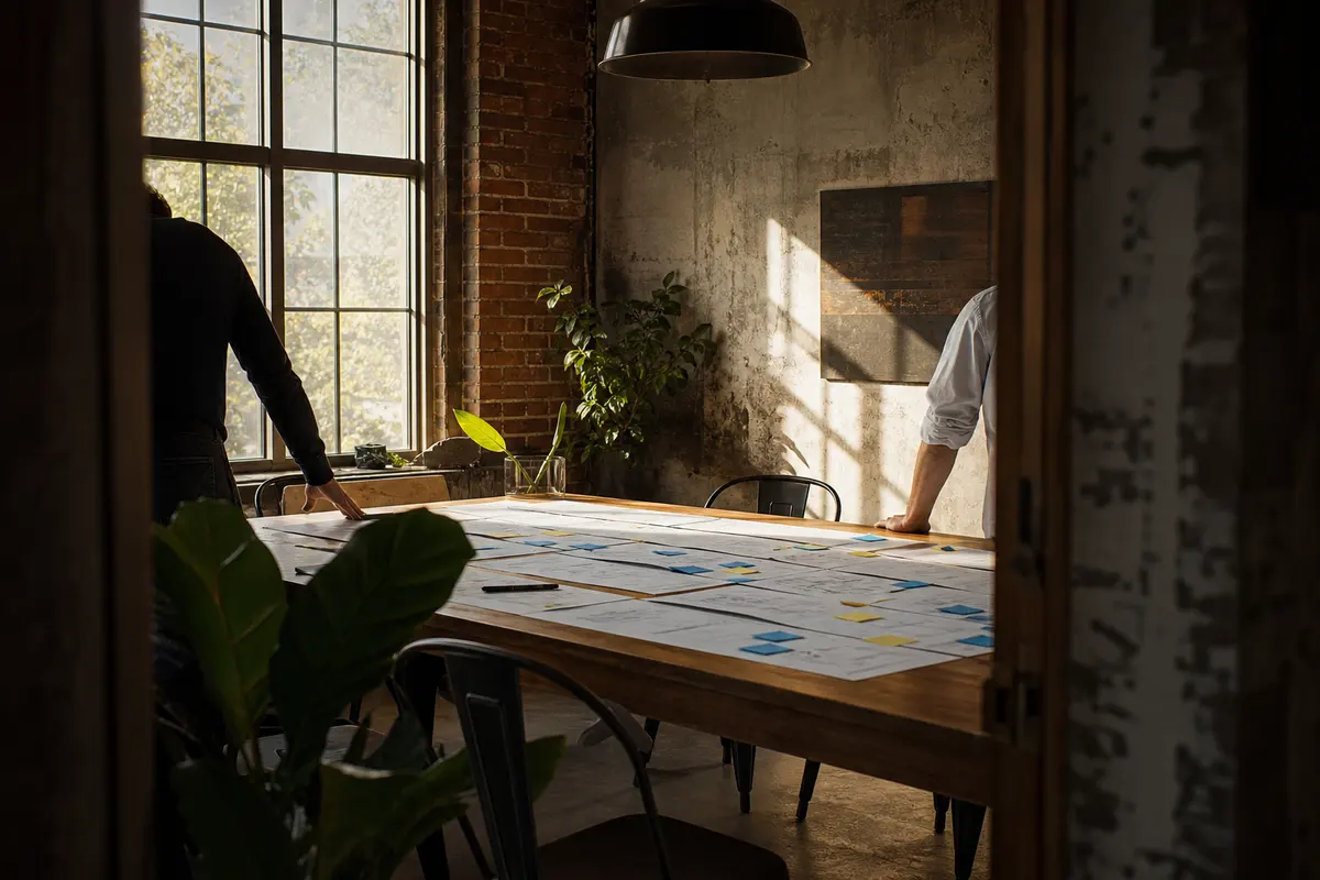 Editorial marketing planning scene for Reputation & Reviews in Porter, Indiana